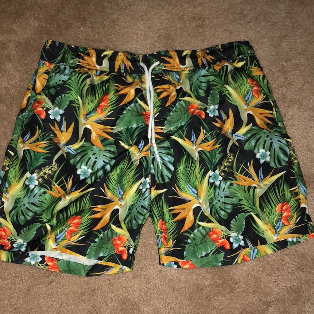 Bird of paradise- men swim shorts